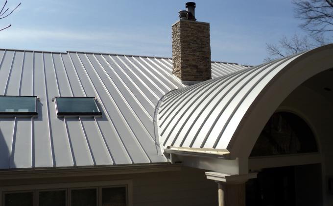 Curved Panel Metal Roofing